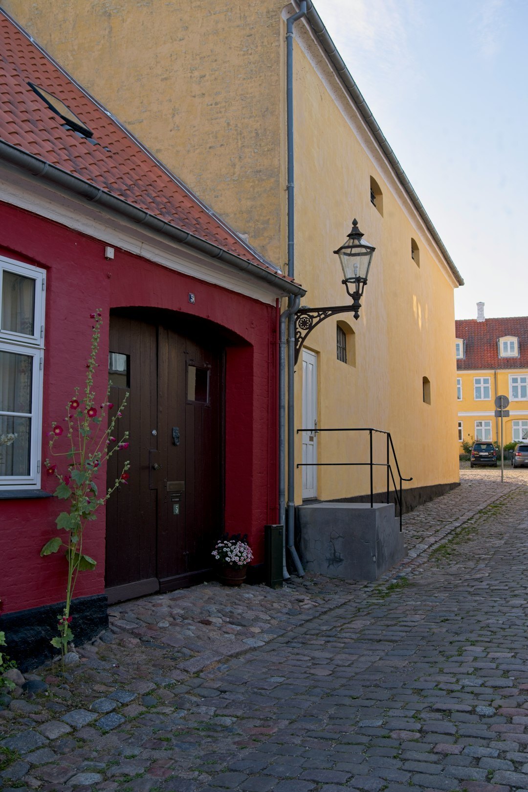 quiet danish village street
